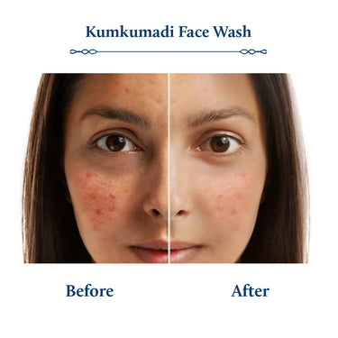 Blue Nectar Kumkumadi Brightening Face Wash with Saffron for Women & Men | Sulphate free Anti Pimple Face Cleanser (200 ml)